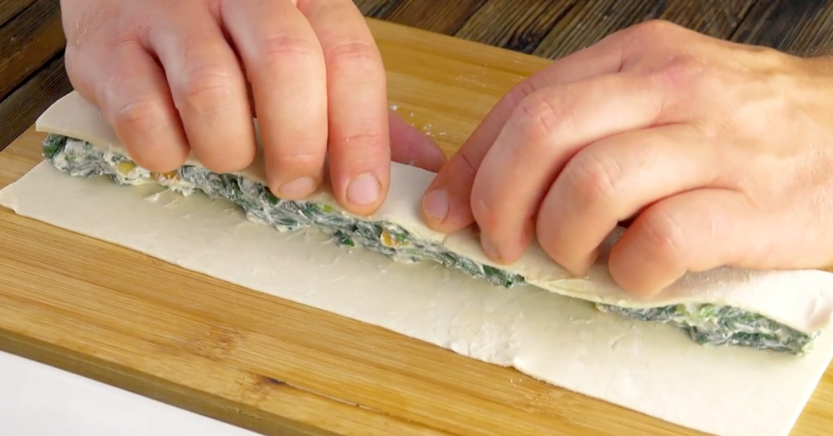 4-fach gefüllte Blätterteigrollen - Leckerschmecker