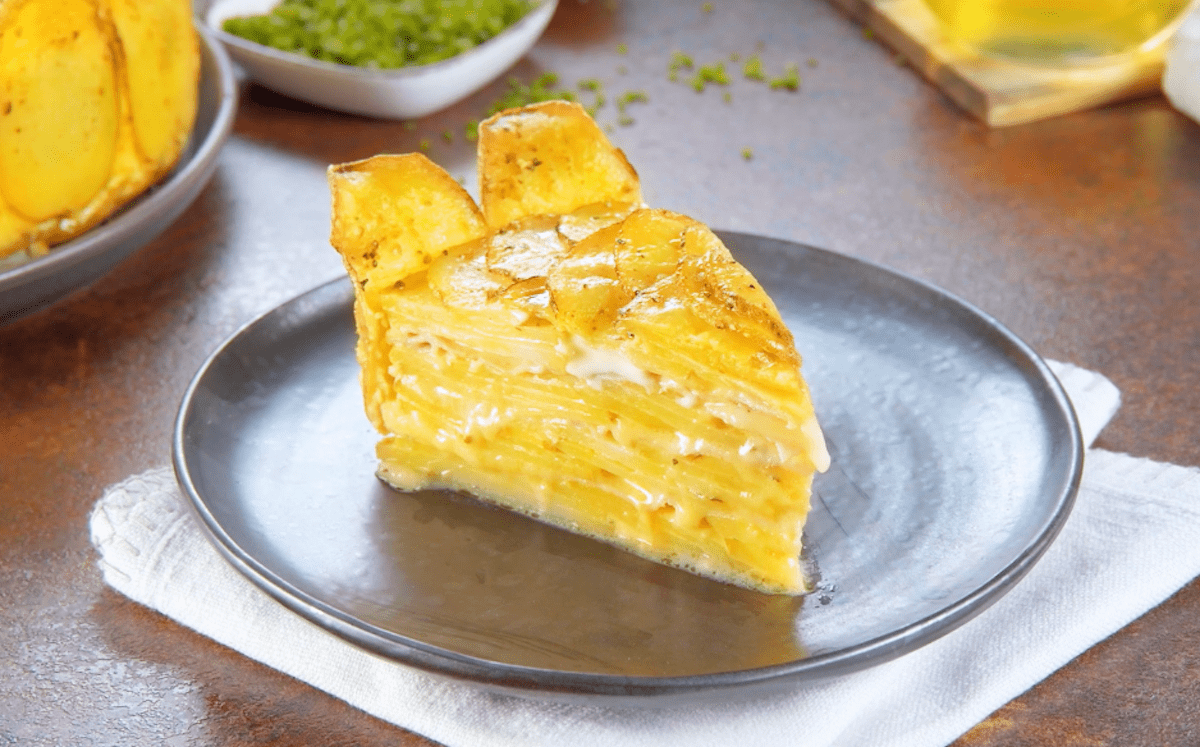 Herzhafter Kartoffelkuchen mit Kochschinken und Käse - Leckerschmecker