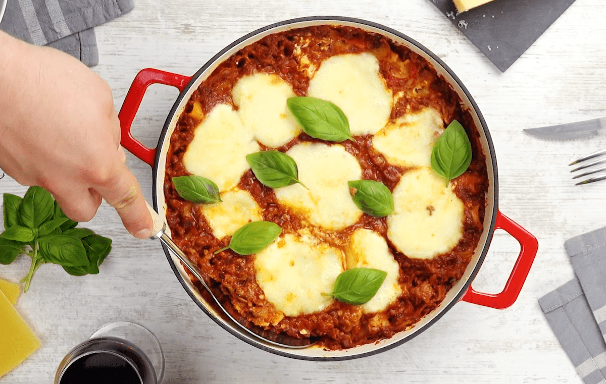 One-pot-Lasagne-bolognese