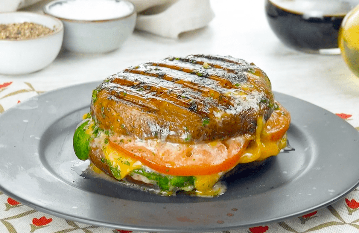Portobello-Pilz-Sandwich
