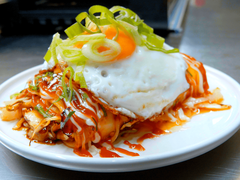 Käse-Ei-Hotdog: koreanisches Streetfood mit Ei