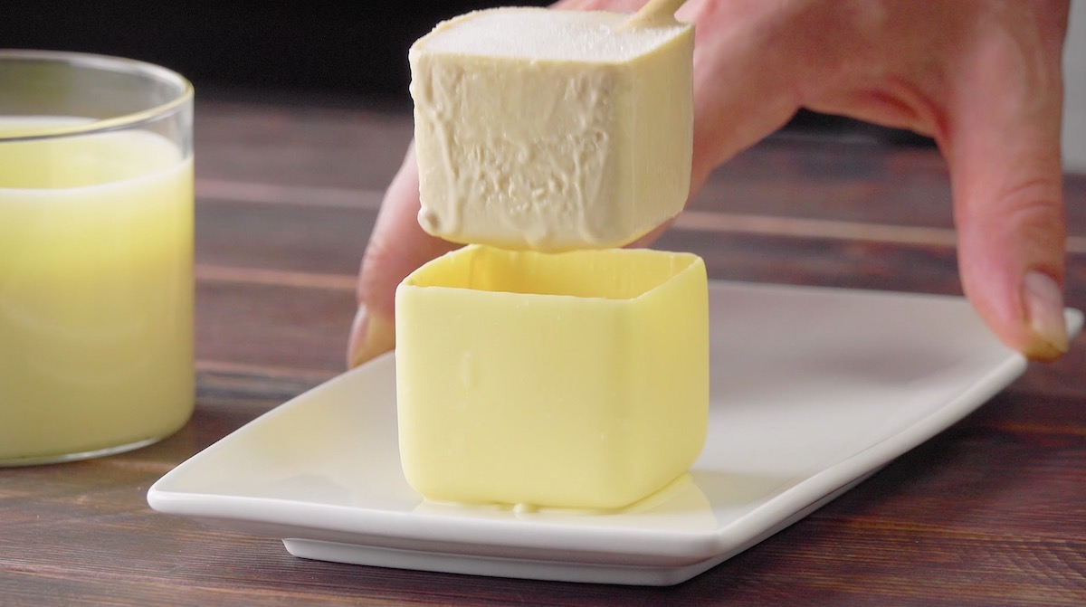 Viererlei Schokoladenwürfel - Leckerschmecker