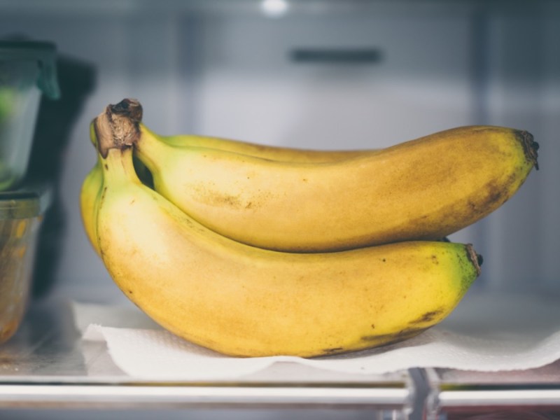 Bananen nicht im Kühlschrank lagern
