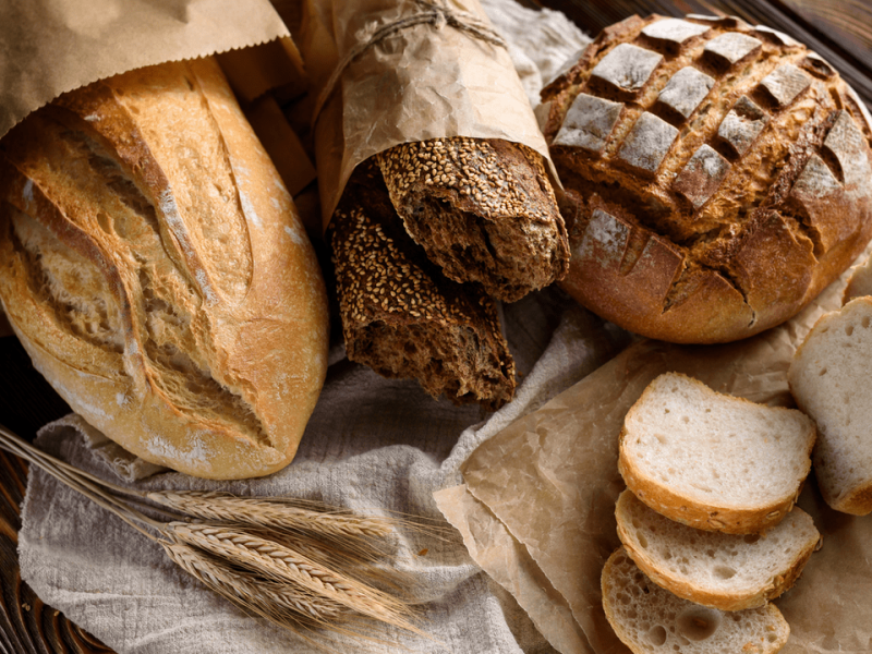 Brot richtig lagern: verschiedene Brote