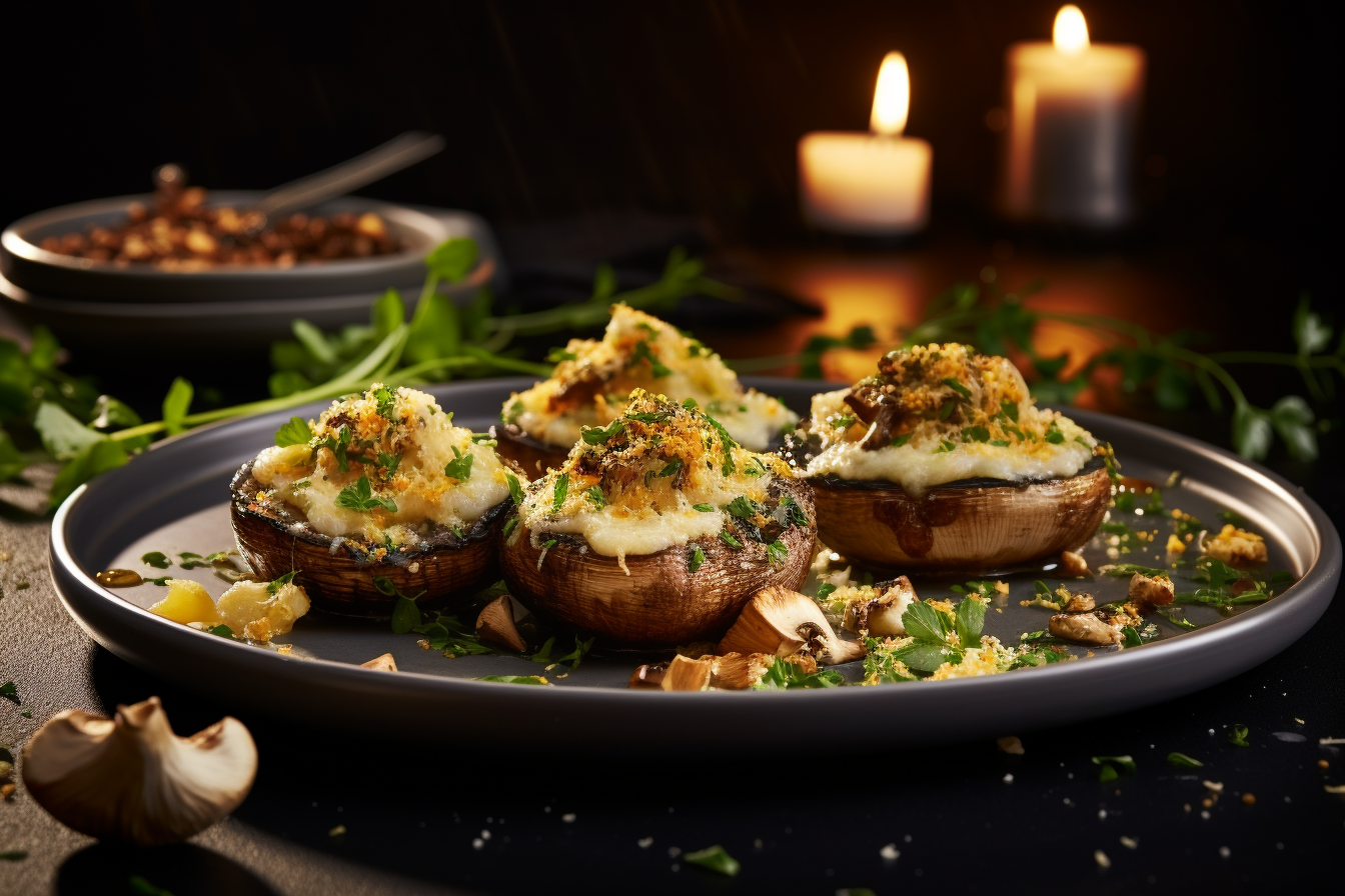 Gefüllte Champignons: herbstliche Grillfreude mit gefüllten Pilzen ...