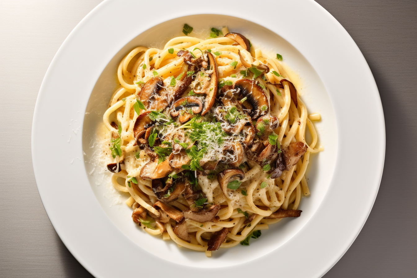 Perfektes Rezept: Cremige Pasta mit Steinpilzen - Leckerschmecker