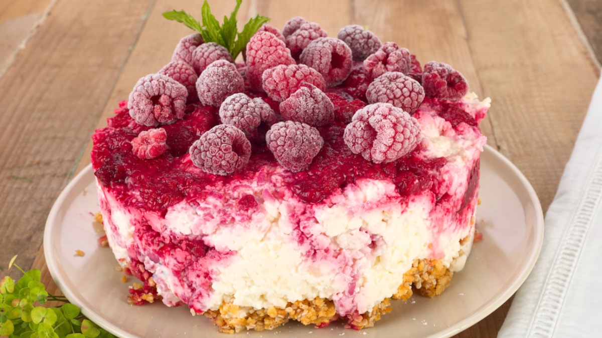 Himbeer-Schnitten mit Vanillecreme