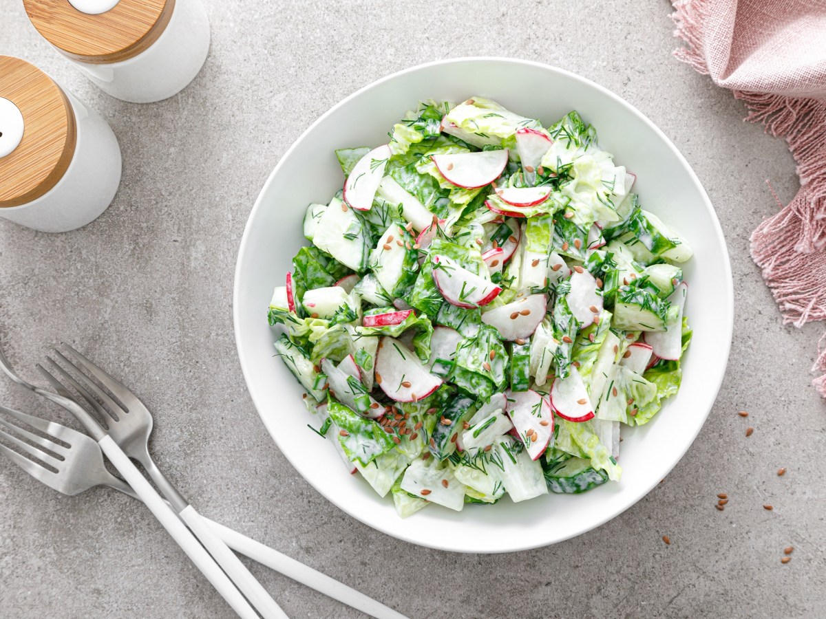 Radieschen-Gurken-Salat: für eilige Köche