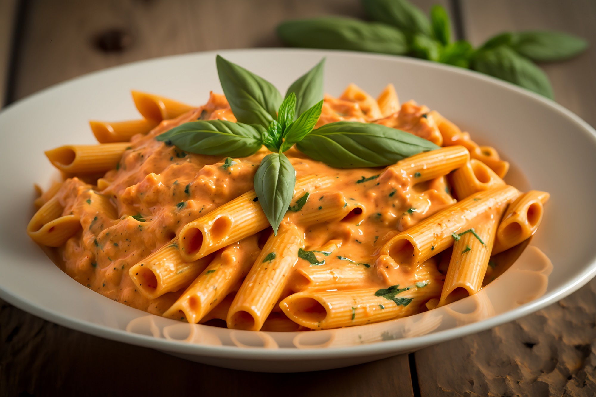 Nudeln in Tomaten-Sahnesoße: einfaches Rezept - Leckerschmecker
