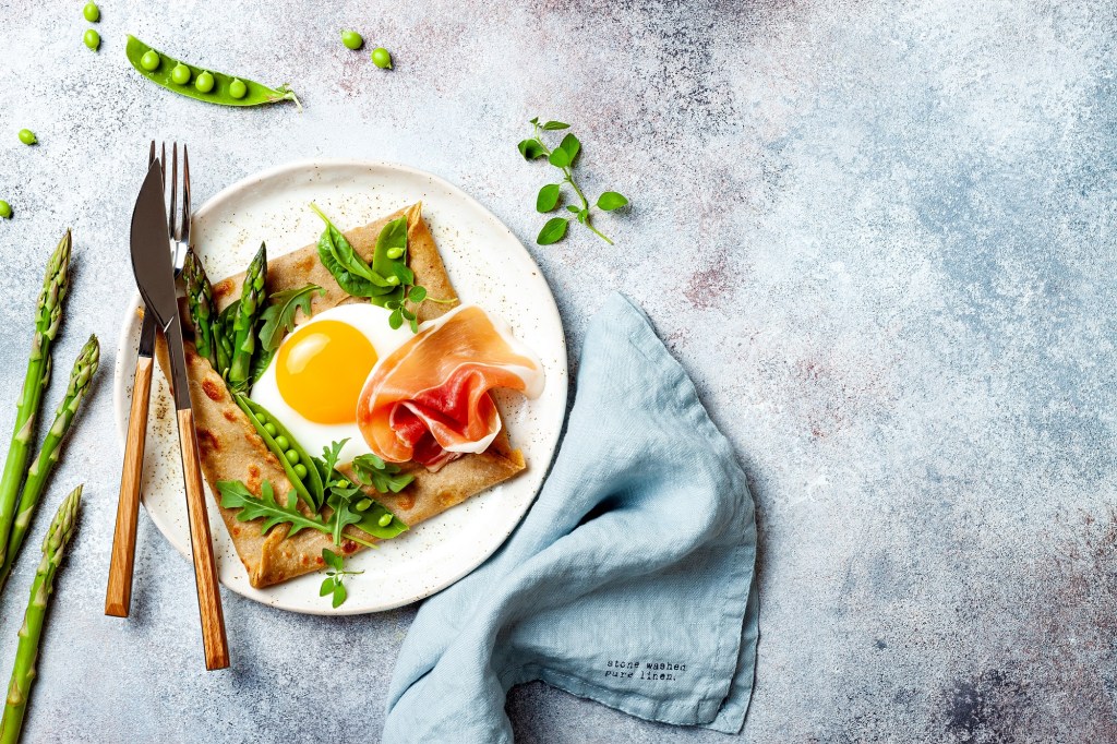Spargel-Galette: Frühstück mit französischem Flair
