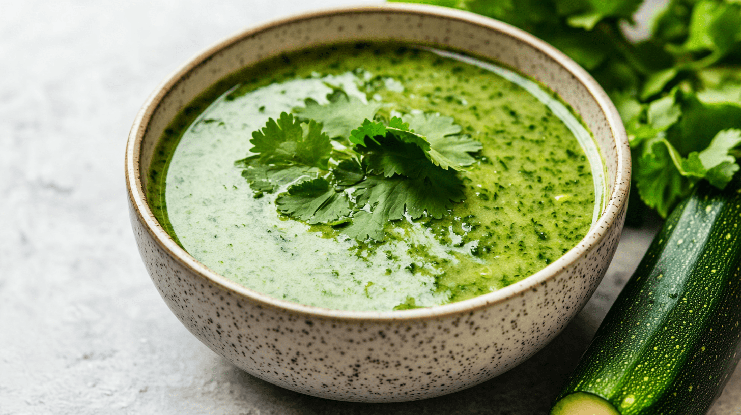Zucchini-Gazpacho: kalte Suppe für heiße Tage - Leckerschmecker