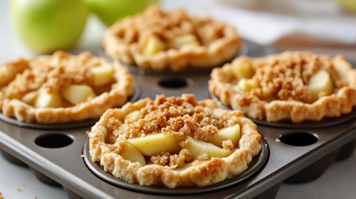 Mini-Apfelkuchen aus der Muffinform: kleine Kuchen ganz groß ...