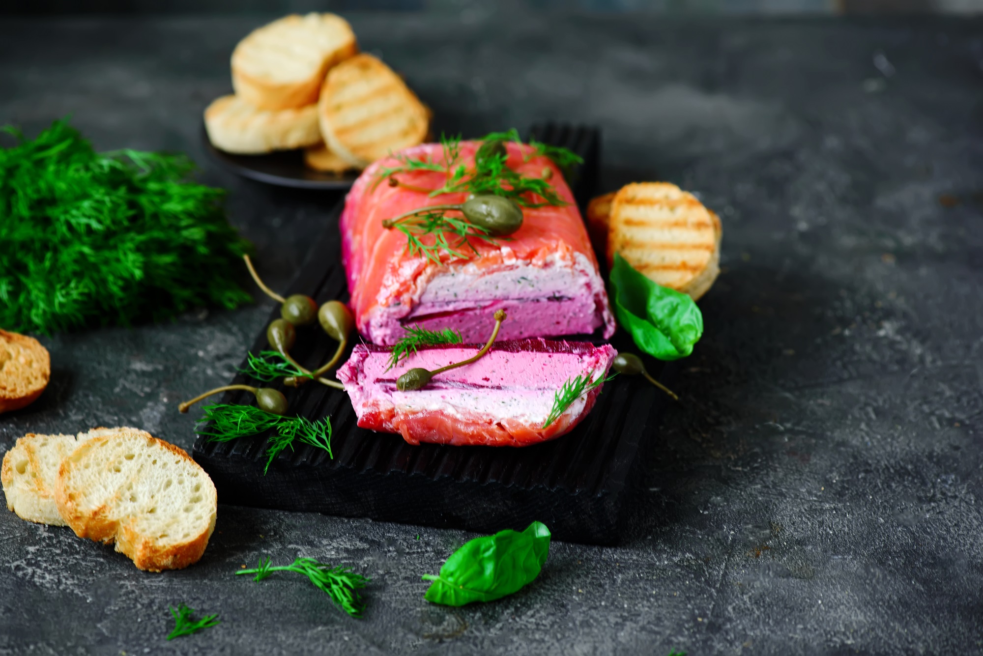 Rote-Bete-Lachs-Terrine: Vorspeise wie aus dem Restaurant - Leckerschmecker