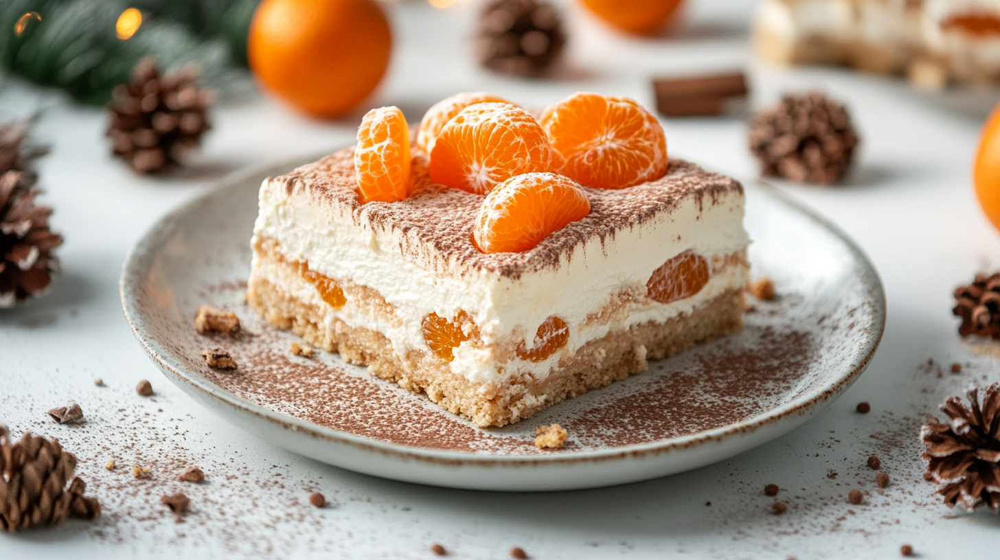 Weihnachts-Tiramisu mit Mandarinen: festliches Rezept - Leckerschmecker