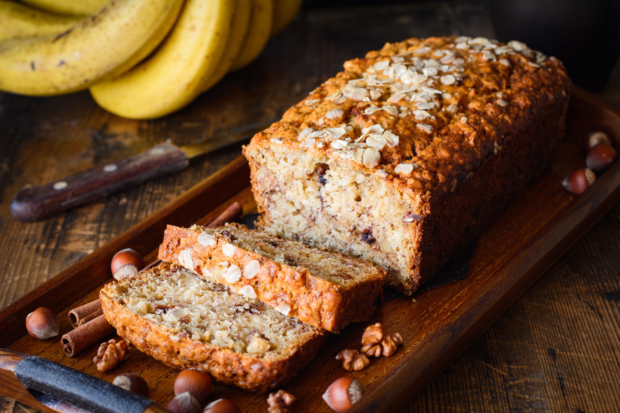 Haferflocken-Bananenbrot: für ein süßes Frühstück - Leckerschmecker
