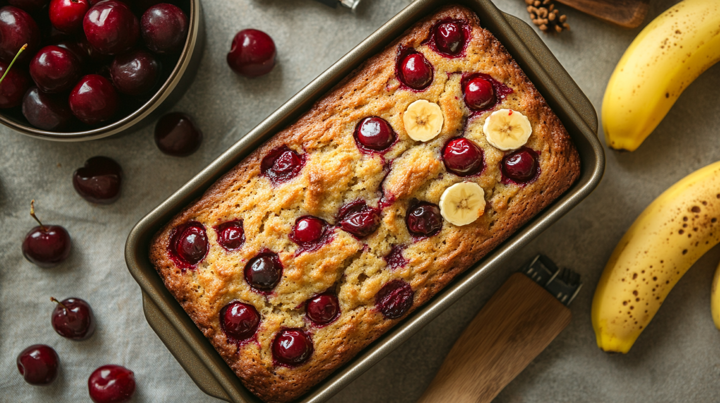 Kirsch-Bananenbrot: Klassiker mit noch mehr Frucht - Leckerschmecker