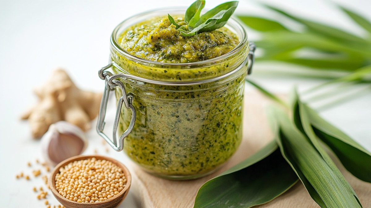 Bärlauch-Senf: aromatisch-würziger Frühlingsgruß - Leckerschmecker