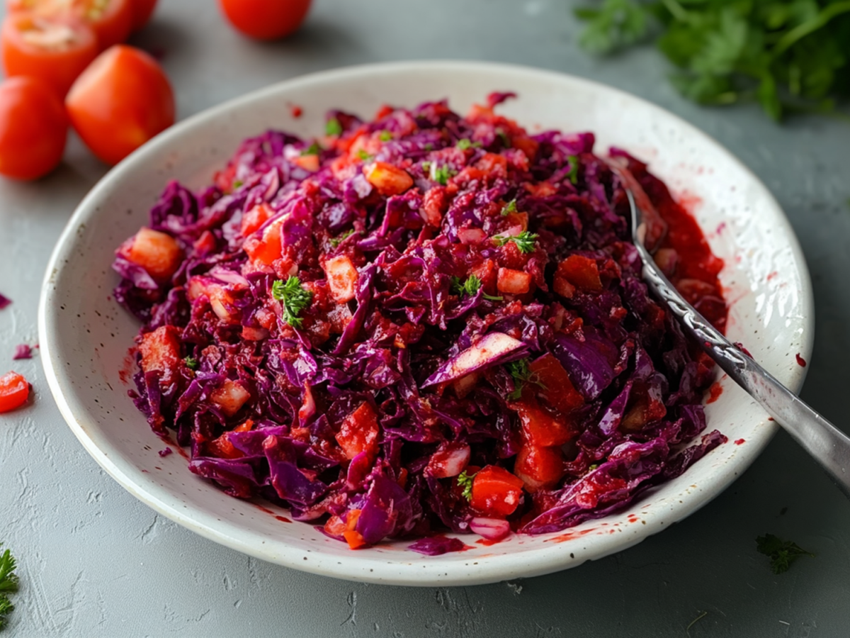 Göttlich lecker: Der Red Goddess Salad ist ein kunterbunter Hingucker