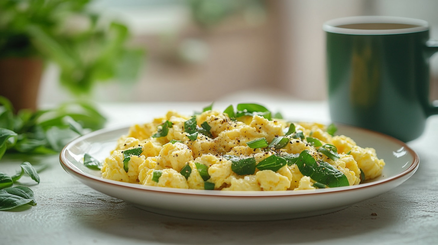 Rührei mit Bärlauch: frühlingshaftes Frühstücksrezept - Leckerschmecker