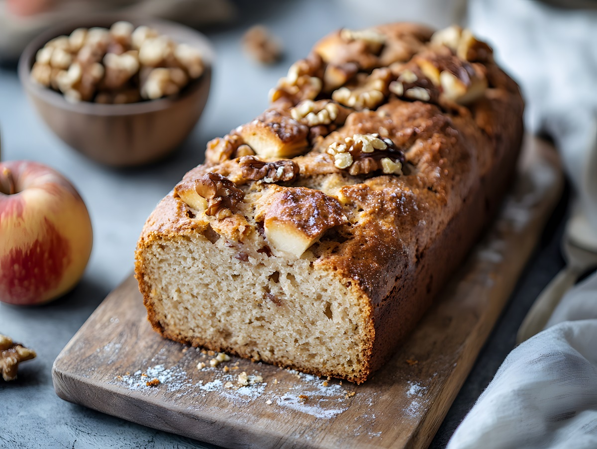 Apfel-Walnuss-Brot: unkompliziert und lecker - Leckerschmecker