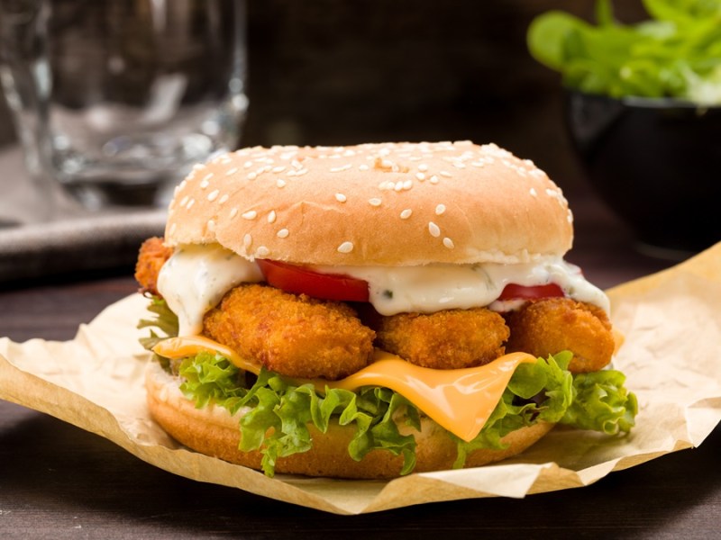 Diesen Fischstäbchen-Burger lieben alle