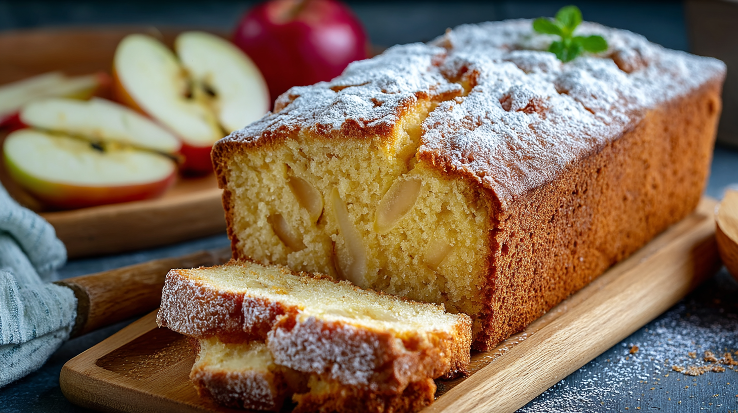 Apfel-Marzipankuchen aus der Kastenform: schmeckt immer - Leckerschmecker
