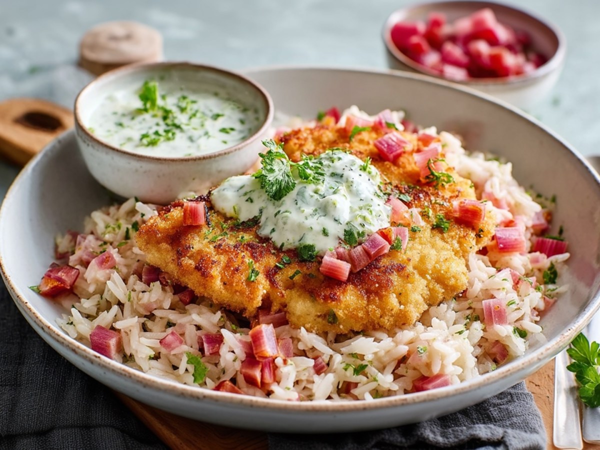 Dieses Rezept kombiniert saisonale Frische mit deftiger Panade