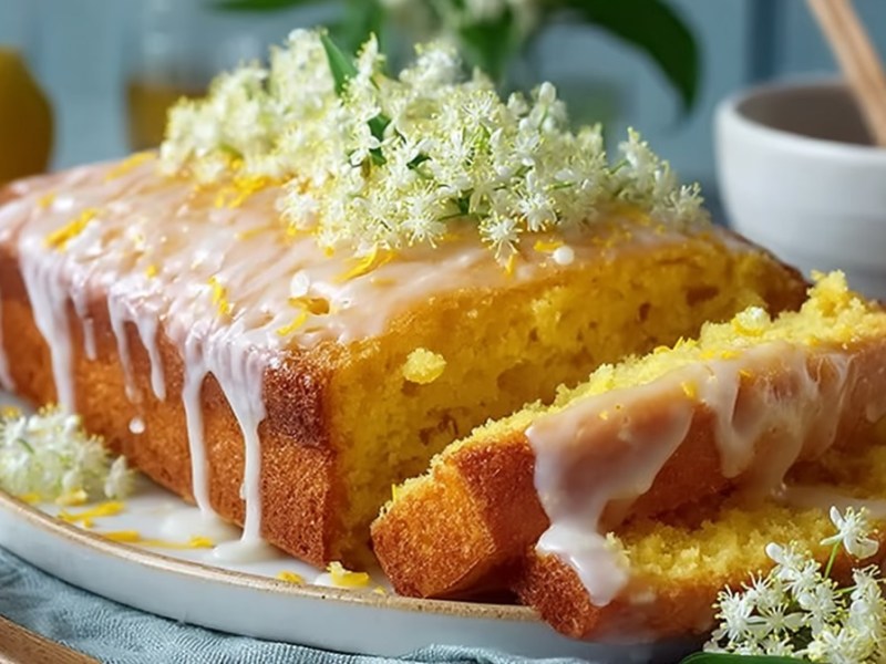 Dieser Holunderblüten-Zitronen-Kuchen schmeckt nach Frühling