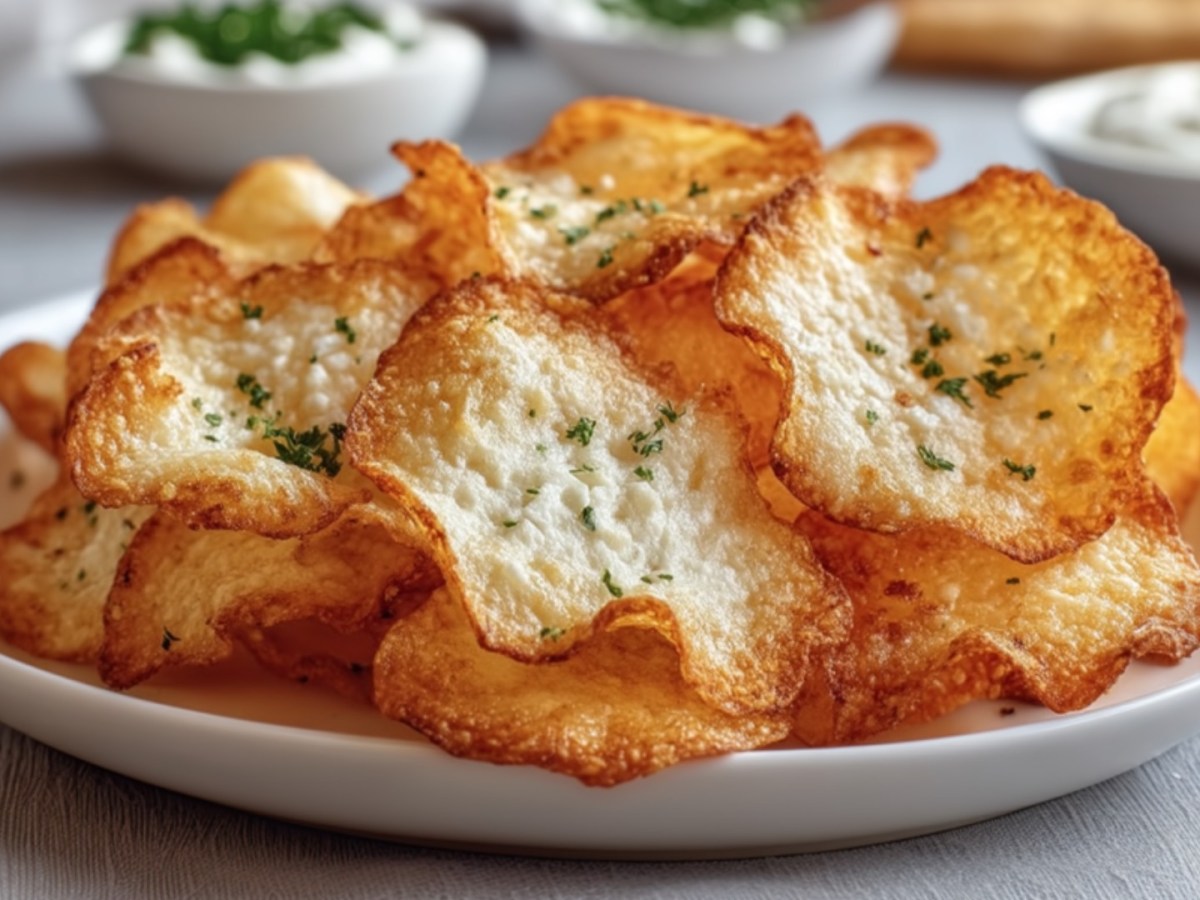 Hüttenkäse-Chips: proteinreicher Snack für zwischendurch