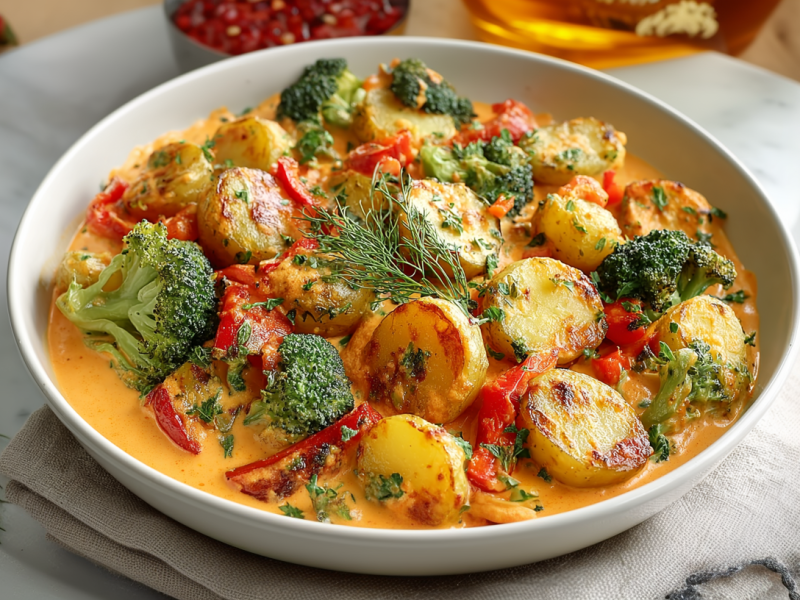 Deftig und bunt: Diese Ajvar-Kartoffeln machen dich glücklich