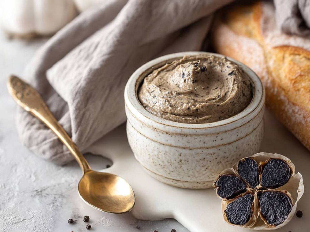 So lecker schmeckt schwarze Knoblauchbutter