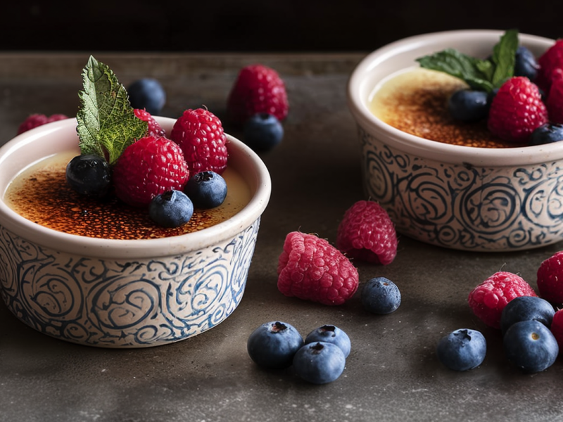 Joghurt-Brulée mit Beeren: das Dessert, das allen gelingt