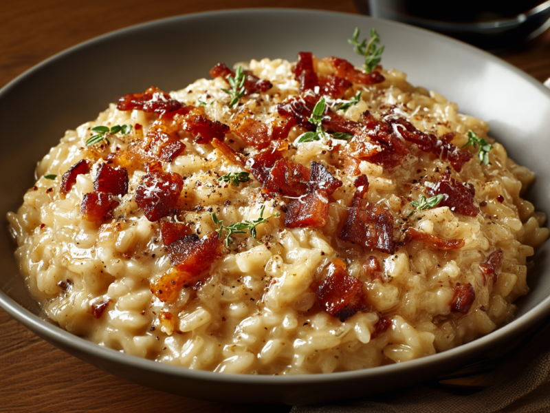 Dieses Risotto ist genau die richtige Mischung aus würzig und cremig