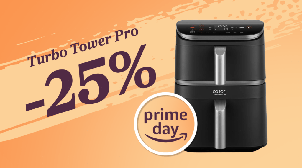 Cosori Turbo Tower Pro bei den Amazon Prime Days.