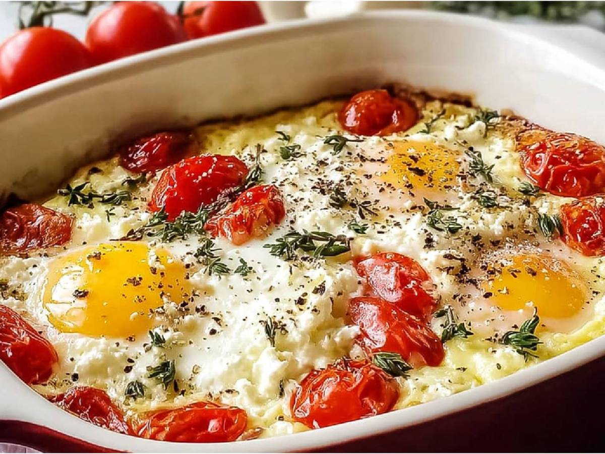 Gebackene Feta-Eier: So lecker kann ein Frühstück sein