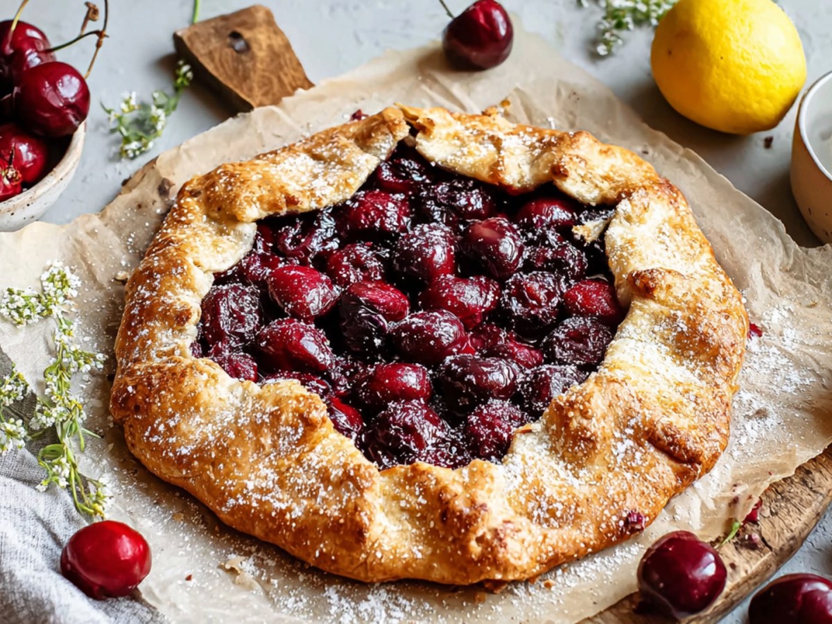 Ein knusprig-fruchtiger Teigtraum: Backe dir eine Kirsch-Galette
