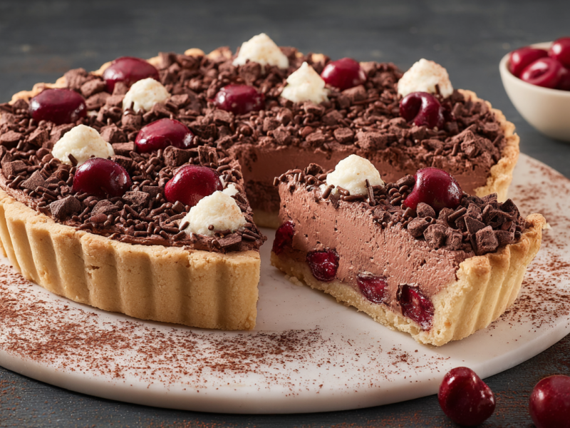 Diesen Kuchen mit Kirschen und Schokolade musst du nicht backen