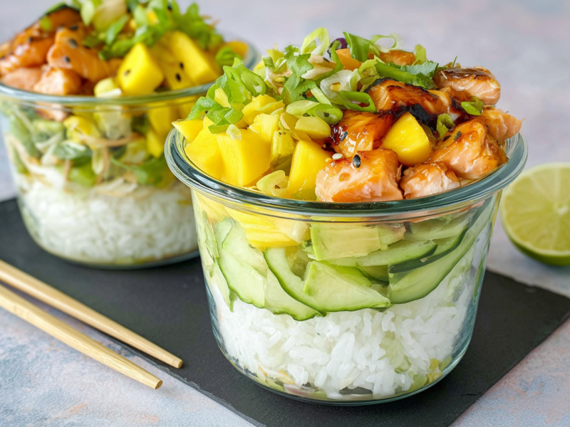 Abkühlung gefällig? Sushi-Salat als Sommer-Highlight